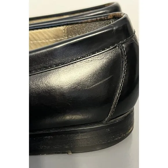 Cole Haan City Black Leather Penny Loafers Men's Dress/Business Shoes Sz 10