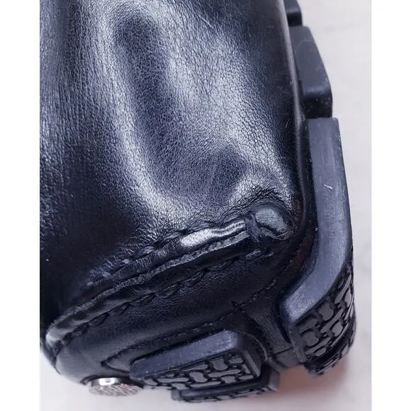 COLE HAAN Driver Moccasins Horse Bit Loafers Black Leather Men's Size 11M ~ VGUC