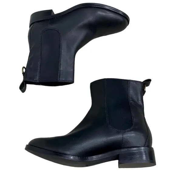 COLE HAAN Evan Waterproof Leather Ankle Boots