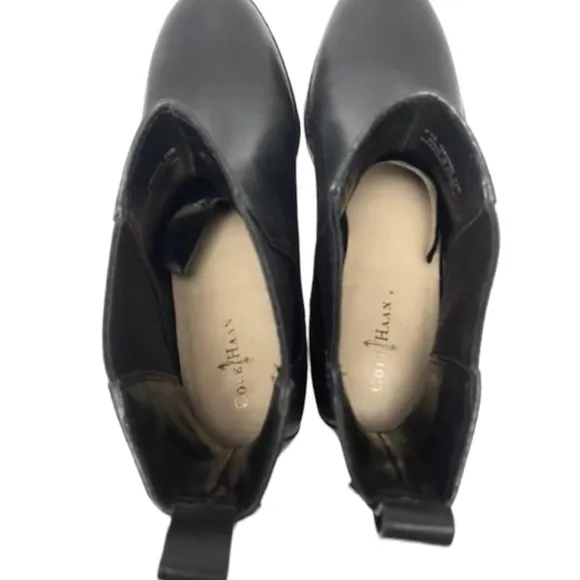 COLE HAAN Evan Waterproof Leather Ankle Boots