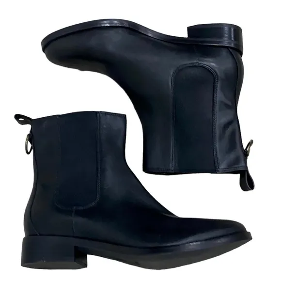 COLE HAAN Evan Waterproof Leather Ankle Boots
