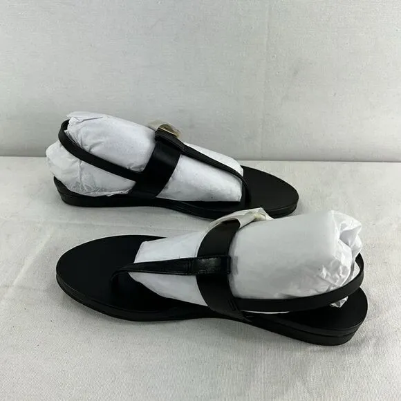 Cole Haan Francine Demi Sandals- Black Leagther- Size 5.5 B- NIB