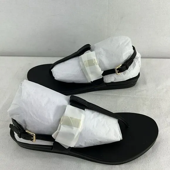 Cole Haan Francine Demi Sandals- Black Leagther- Size 5.5 B- NIB