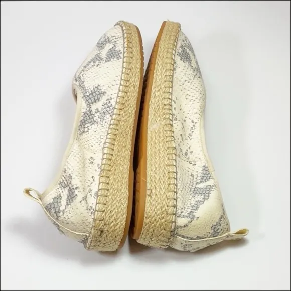 Cole Haan Grand O/S Cloudfeel Snakeskin  Print Leather Espadrilles