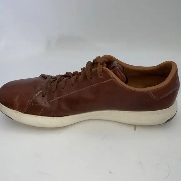 Cole Haan GrandPro Shoes Men's Size 10.5 M Brown Leather Sneakers (C22585)