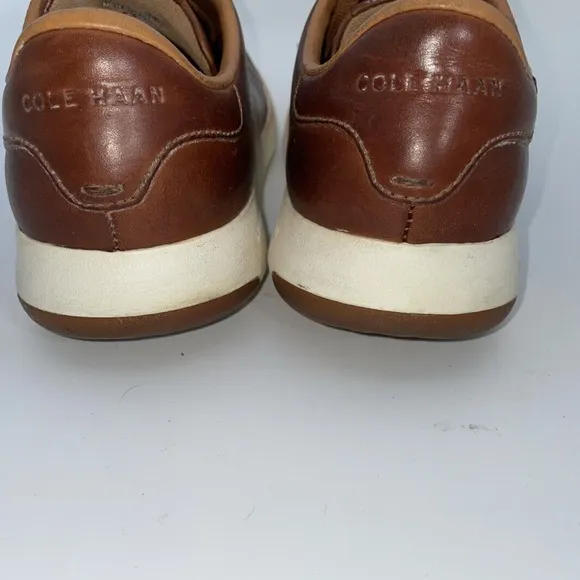Cole Haan GrandPro Shoes Men's Size 10.5 M Brown Leather Sneakers (C22585)