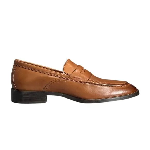 Cole Haan Men's Brown Leather Penny Loafers 10 M Casual Shoes Business Preppy