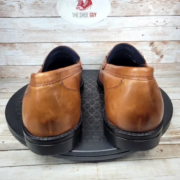 Cole Haan Men's Size 10 Warner Grand Bit Brown Leather Loafers Shoes