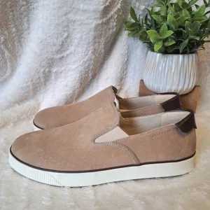 Cole Haan Nantucket 2.0 Suede Slip-On Sneaker Tan Style C35269 Men's Sz 10.5