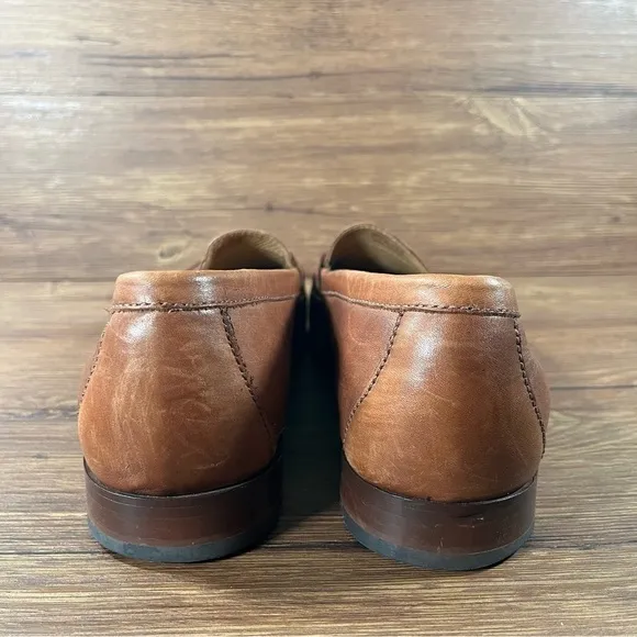 Cole Haan Pinch Grand Brown Leather Slip-On Penny Loafers Dress Men’s Size 13