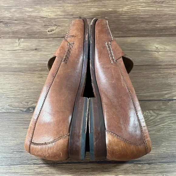 Cole Haan Pinch Grand Brown Leather Slip-On Penny Loafers Dress Men’s Size 13
