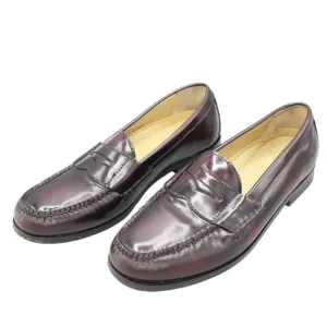 Cole Haan Pinch Penny Loafers Mens 9 Maroon Classic Timeless Preppy Academia