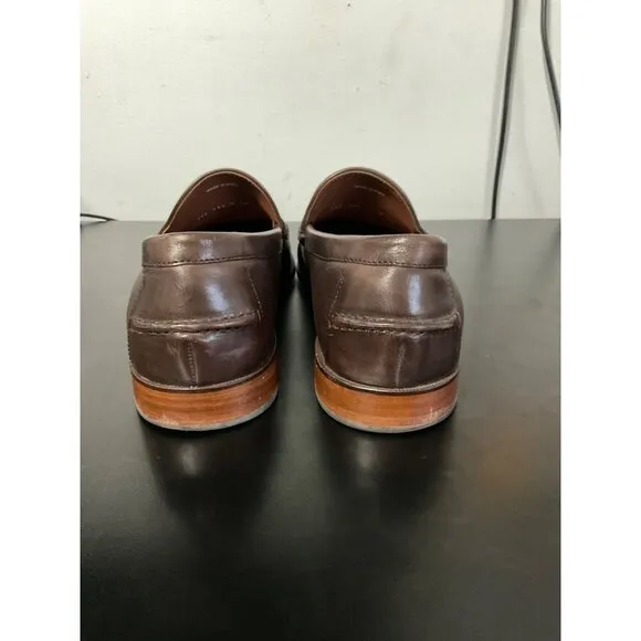 COLE HAAN Pinch Prep Men's Brown Leather Penny Loafers size 10.5&quot;
