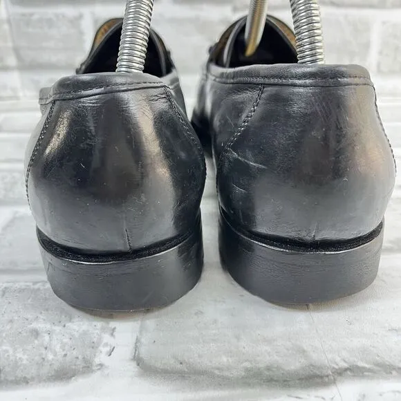 Cole Haan Pinch Sanford Black Leather Men’s Size 8 M Horsebit Loafers