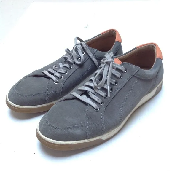 Cole Haan Tennis Sneakers Mens 8.5 Gray Suede Travel Vacation Casual Party