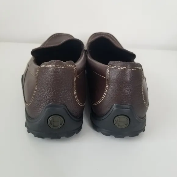 Cole Haan Tucker Venetian Brown Leather Slip On Loafers 10.5 French Roast