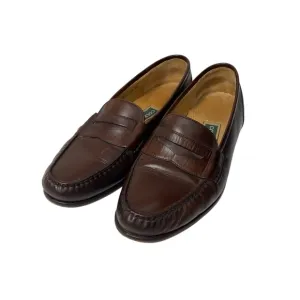 Cole Haan USA Pinch Penny Prep Brown Leather Classic Penny Loafers Mens Size 8.5