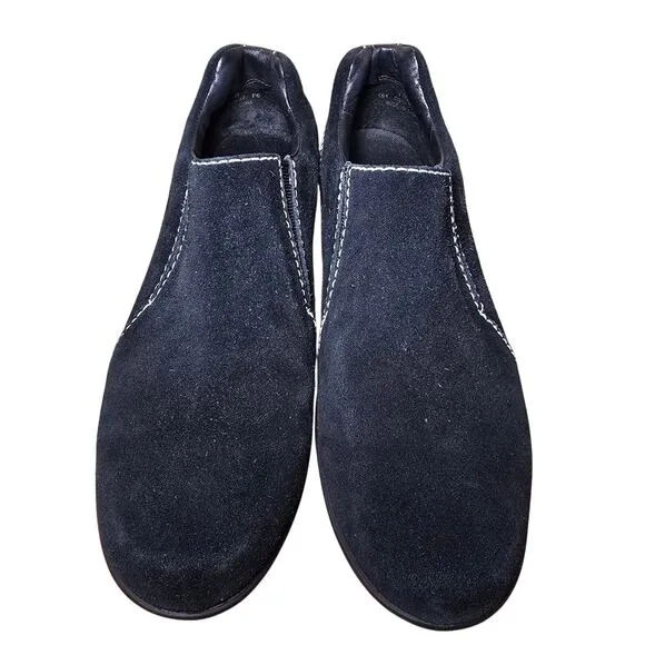 Cole Haan Women's BLACK SUEDE Water Proof Slip On Comfort Loafers Sz 7 B