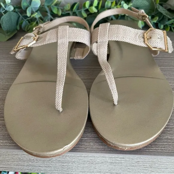 Cole Haan Women’s Demi Wedge Thong Sandals Size 9 Sling Back
