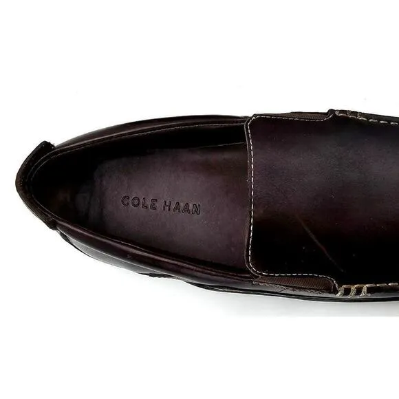 Cole Haans Tucker Venetian Slip On Loafers C04059 Brown Leather Mens' 10.5M