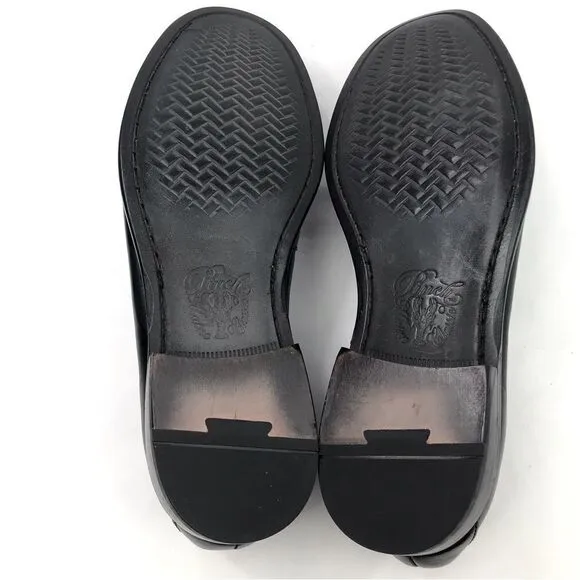 Cole Haan Black Leather Pinch Tassel Slip On Loafers NEW without box
