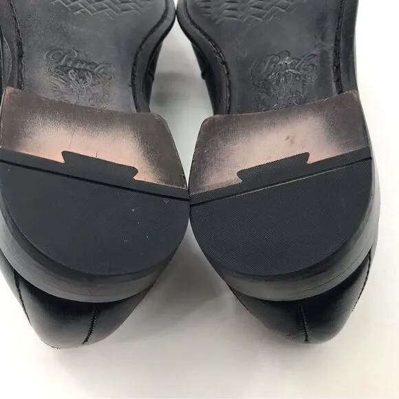 Cole Haan Black Leather Pinch Tassel Slip On Loafers NEW without box