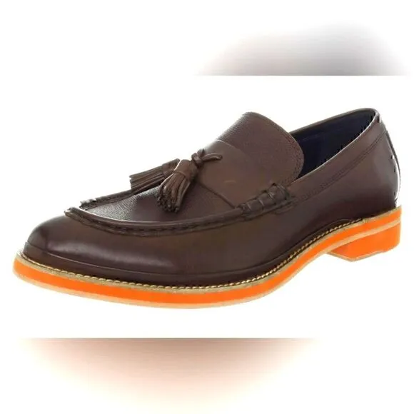 Cole Haan Mens South Street Tassel Loafers, Men's sz 13, brown.