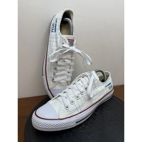 Converse All Star Low Top Sneakers RSM PGA Tournament Sea Island Men 8.5 Wm 10.5