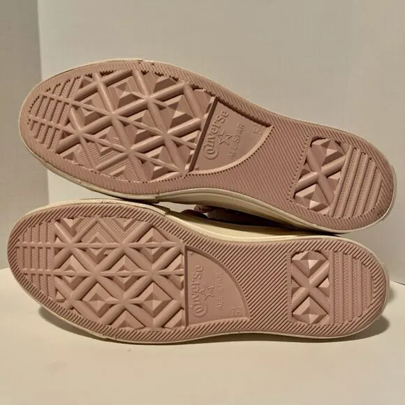 Converse Chuck 70 High Ribbon Laces Sneakers W 6.5 M 4.5 Dusty Pink A07977C