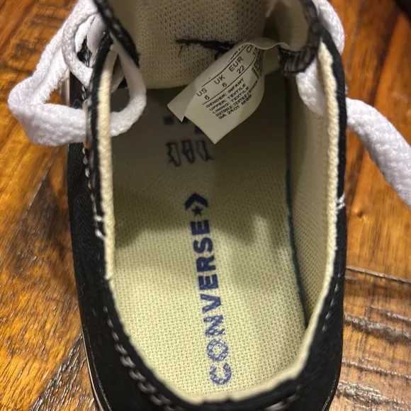 Converse Kids Black Sneakers