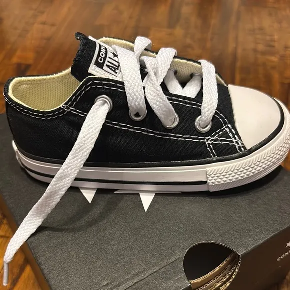 Converse Kids Black Sneakers