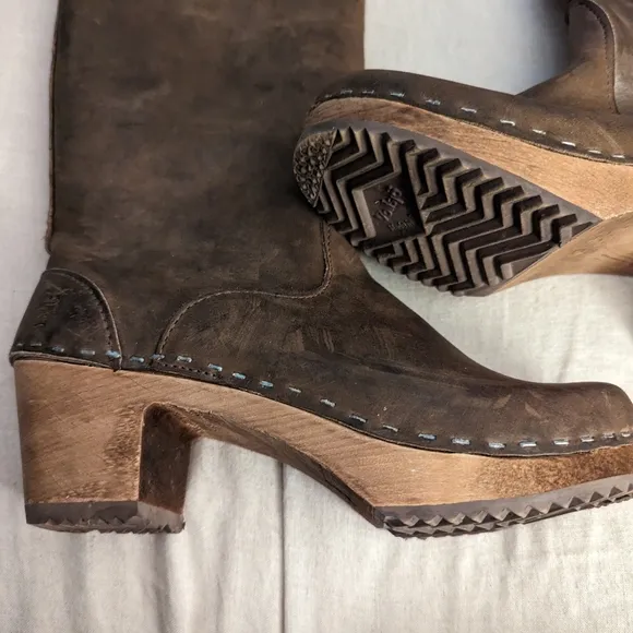 COPY - COPY - Sandgrens Calf Clog Boots 37