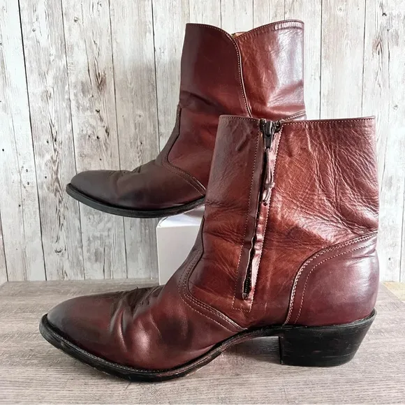 COPY - Men’s Boulet Leather Cowboy Boots Size 11.5 Wide