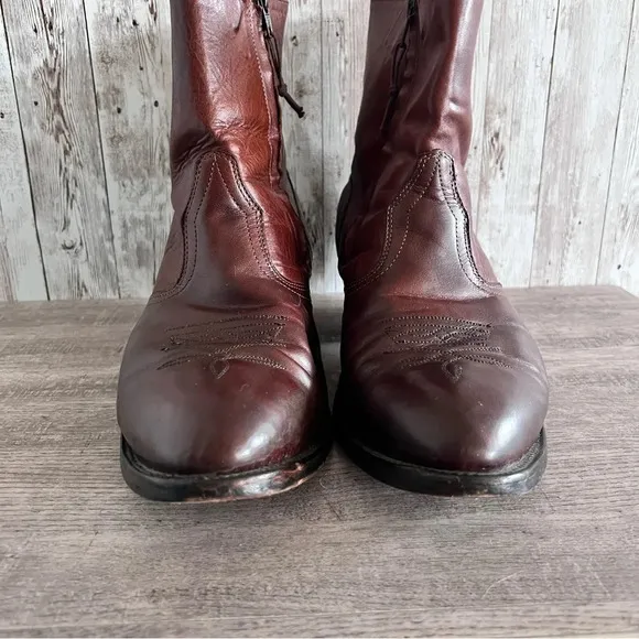 COPY - Men’s Boulet Leather Cowboy Boots Size 11.5 Wide