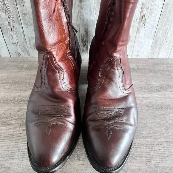 COPY - Men’s Boulet Leather Cowboy Boots Size 11.5 Wide