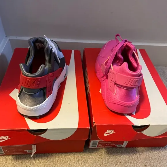COPY - Nike Kids' Black and Pink Sneakers
