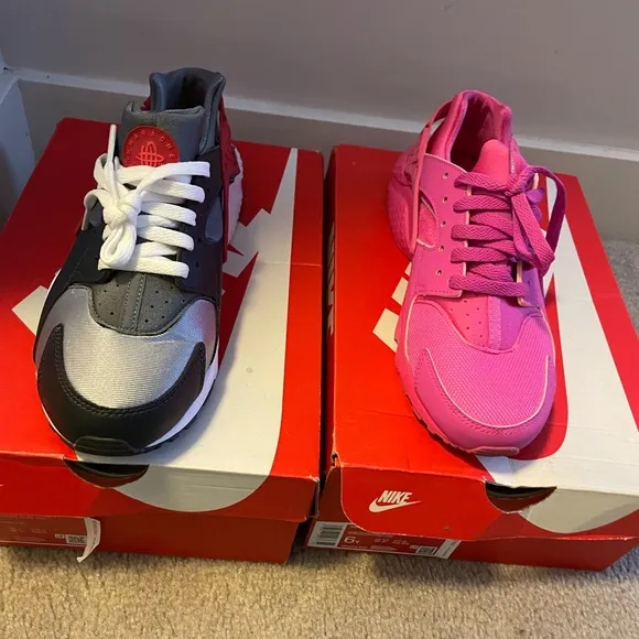 COPY - Nike Kids' Black and Pink Sneakers