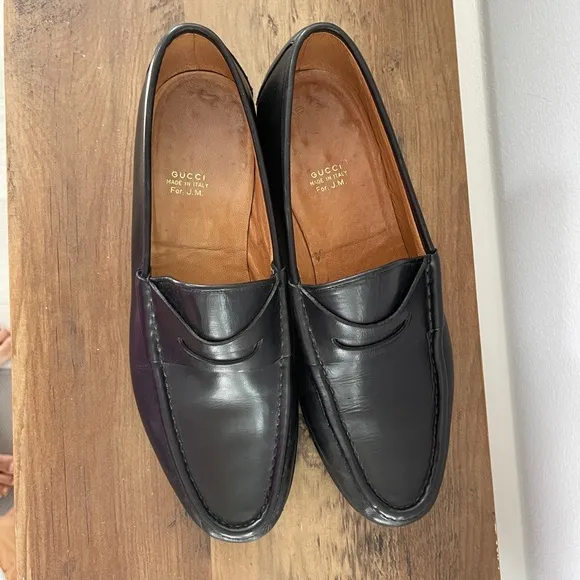 COPY - Vintage Gucci Mens Leather Made In Italy for: J.M. Loafers EU 43.5 M - U…