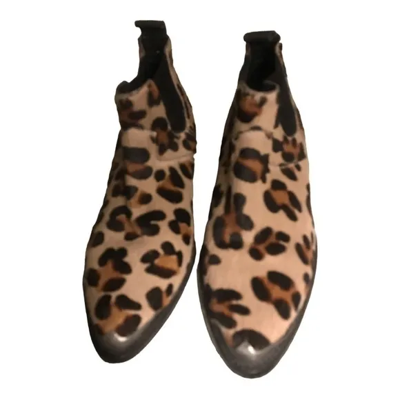 COPY - Zadig and Voltaire animal print ankle boots size 36
