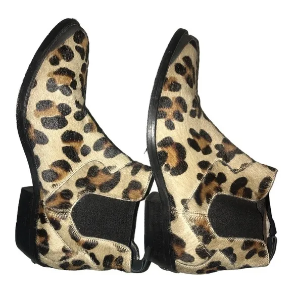 COPY - Zadig and Voltaire animal print ankle boots size 36