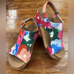 Corkys Volta II Style Wedge Sandals