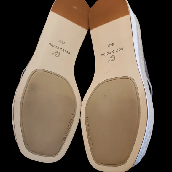 Corso Como Penelopy Espradille Sandals Size 5 1/2