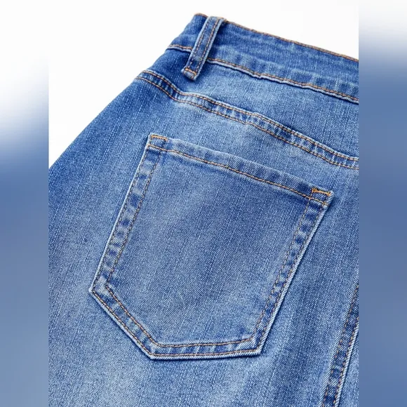 Cross the Line Denim Skirt