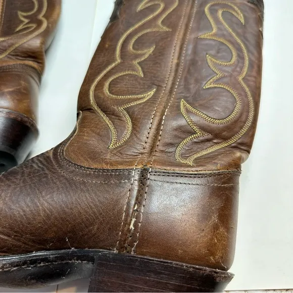 Dan Post brown classic cowboy boots sz 7
