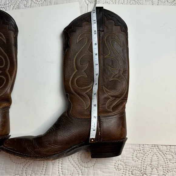 Dan Post brown classic cowboy boots sz 7