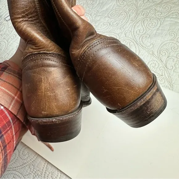 Dan Post brown classic cowboy boots sz 7