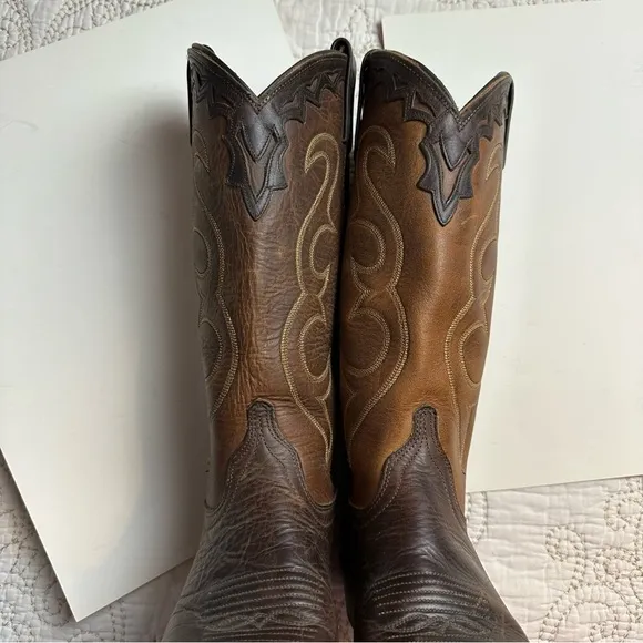 Dan Post brown classic cowboy boots sz 7