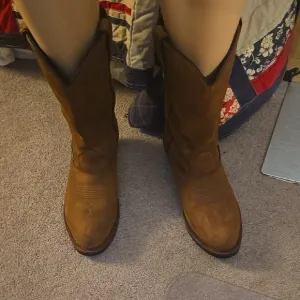 Dan Post Brown Western Boots Mid-Calf