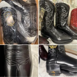 Dan Post Mens Size 13 EW Milwaukee Round Toe  Boots Mid Calf - Black  DP2110R