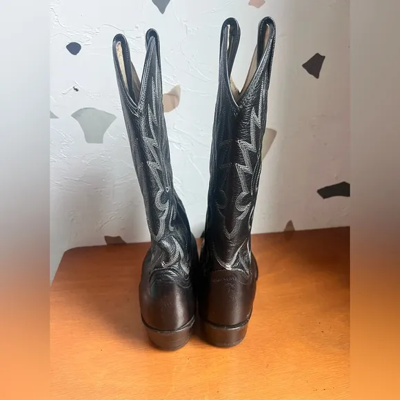 Dan Post Milwaukee Leather Western Cowboy Boots size Womens 9.5/Mens 7.5
